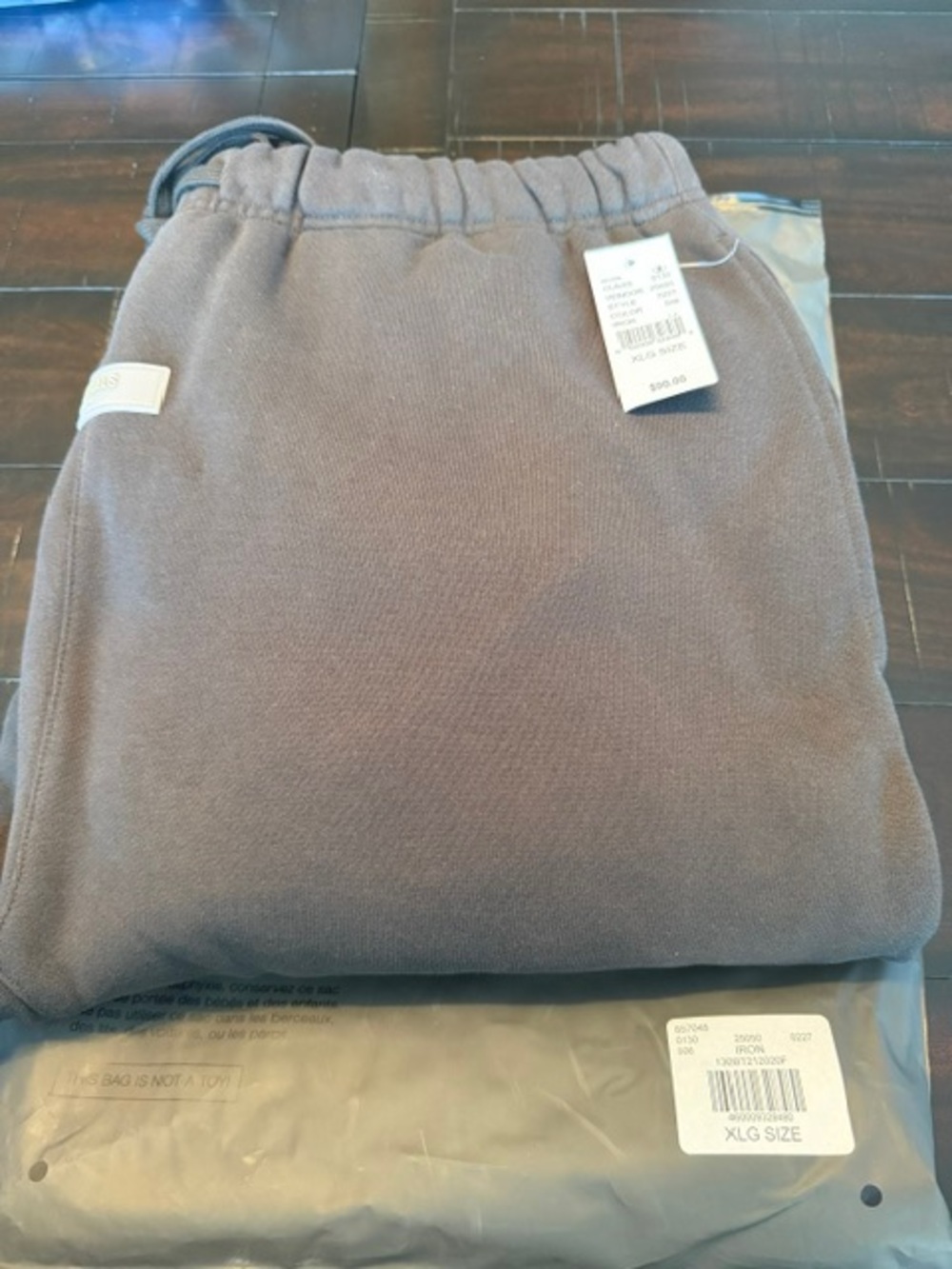 Essentials Men's Sweatpants in Charcoal Gray
